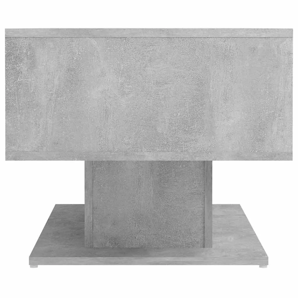 Coffee Table Grey Storage Shelf Modern Living Room Furniture 103.5 x 50 x 44.5 cm Engineered Wood