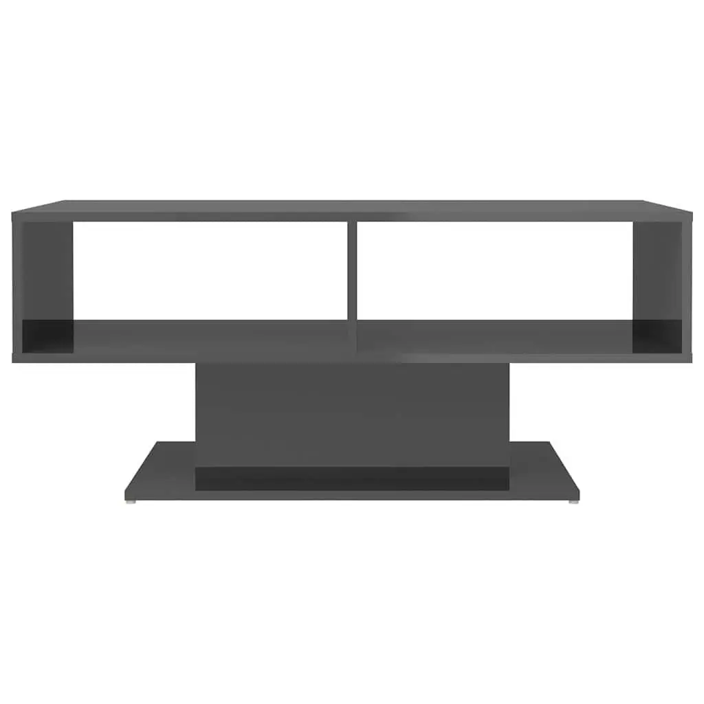 Grey Coffee Table with Storage Options