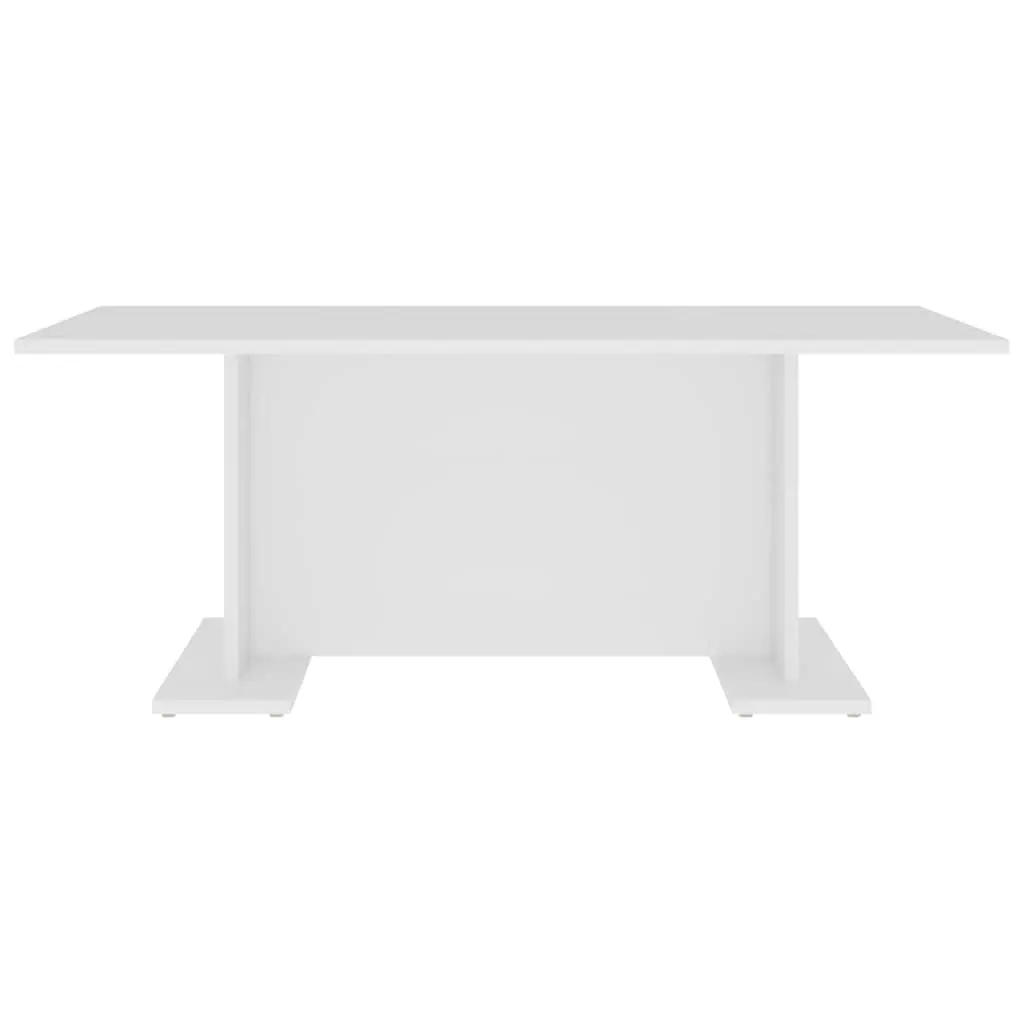 Modern White Coffee Table for Living Room Lounge Sofa Side Accent Furniture