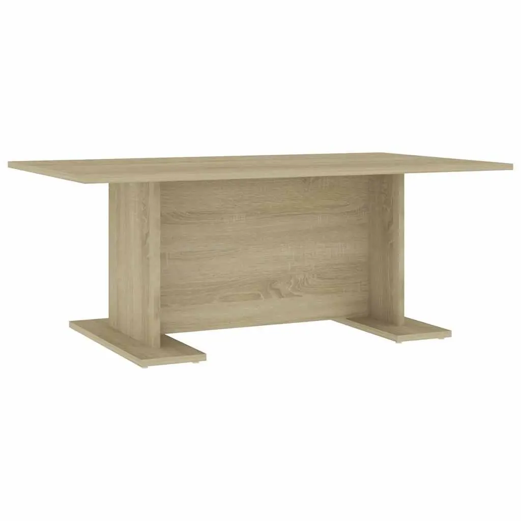 Coffee Table Modern Accent 103.5 x 60 x 40 cm Brown Sonoma Oak