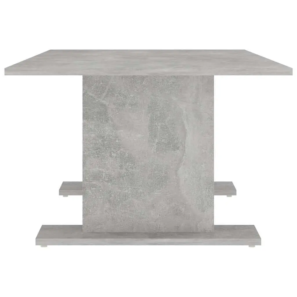 Grey Engineered Wood Coffee Table Modern Accent Furniture Living Room Decor