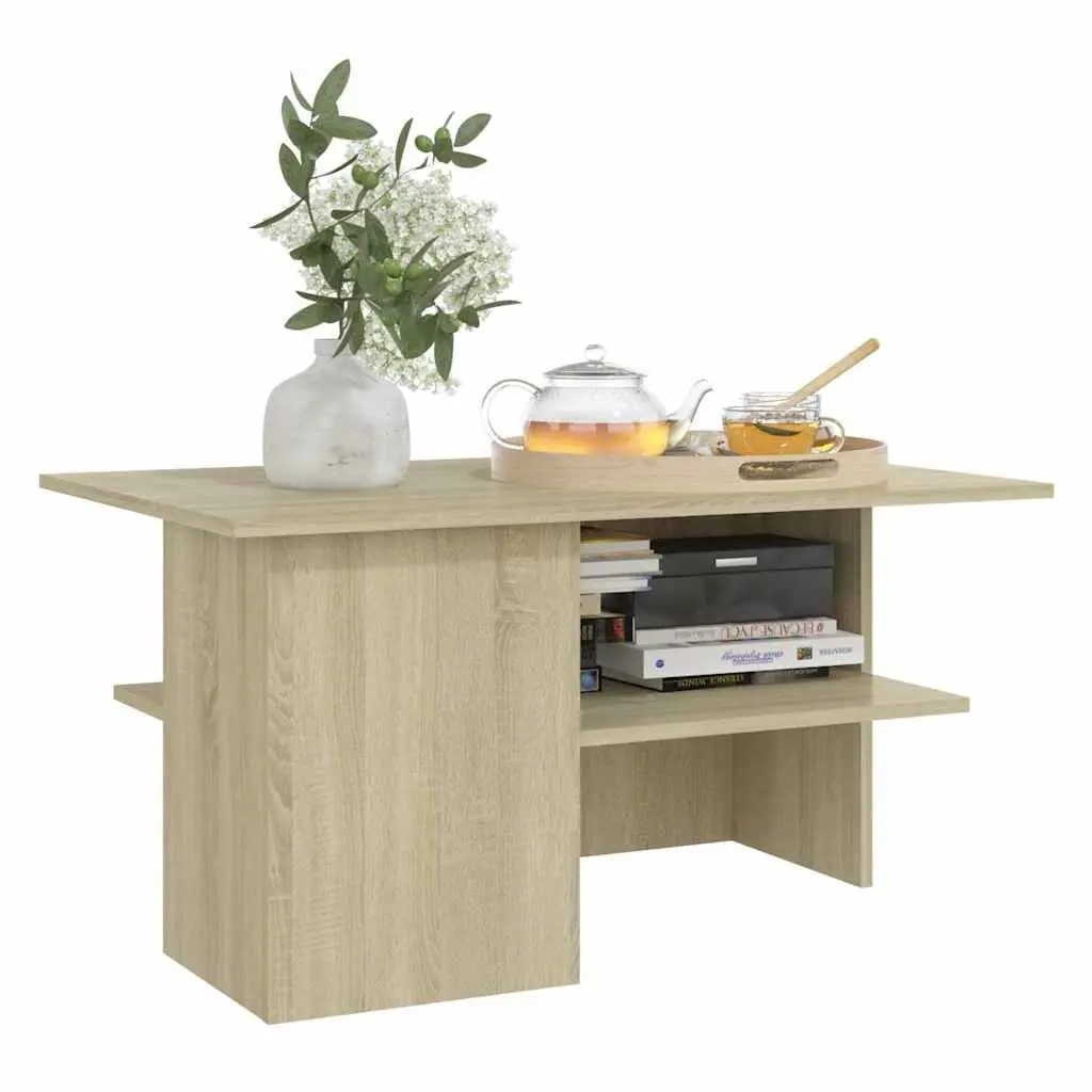 Coffee Table with Storage in Sonoma Oak