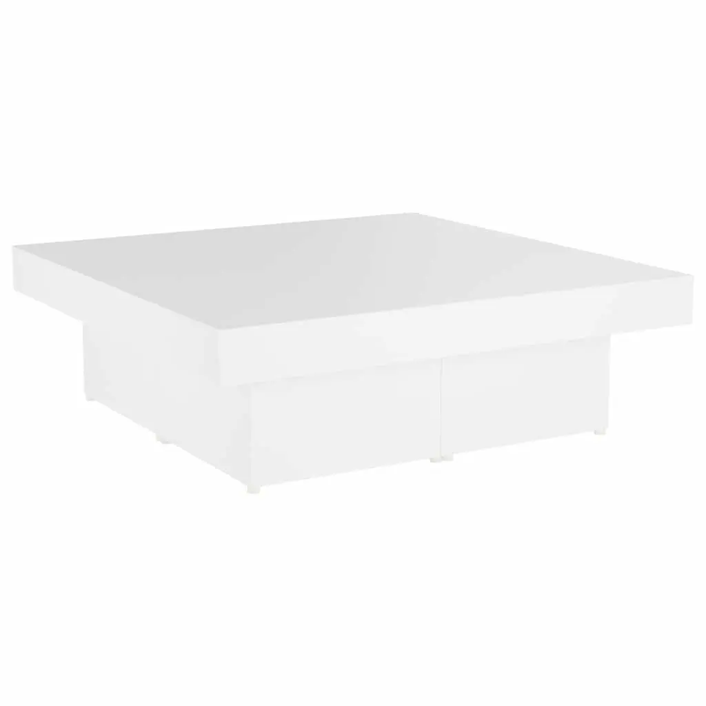 Coffee Table White 90x90x28cm Living Room Accent Centre Table Furniture