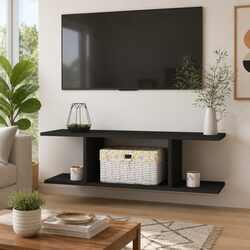 Reliable Grey Wall Mounted TV Cabinet for Everyday Use