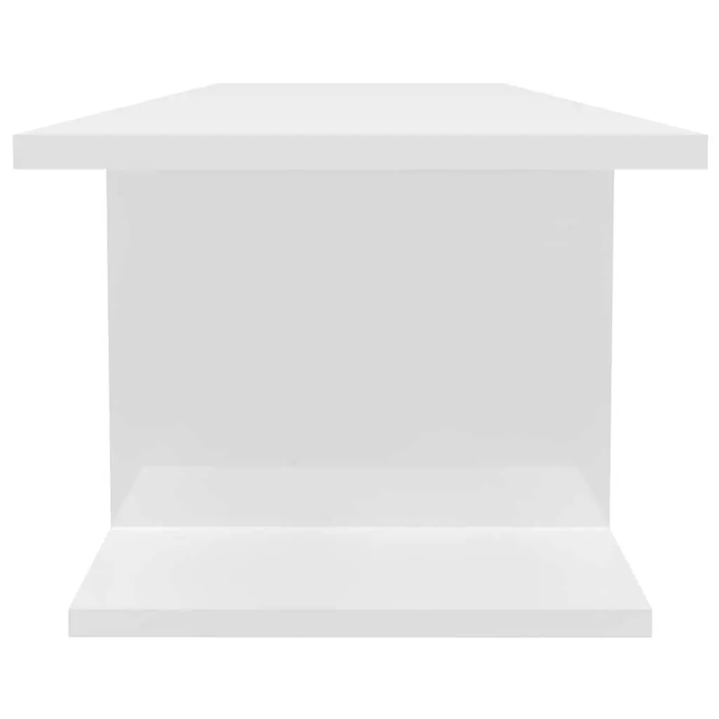 Wall Mounted TV Cabinet in White