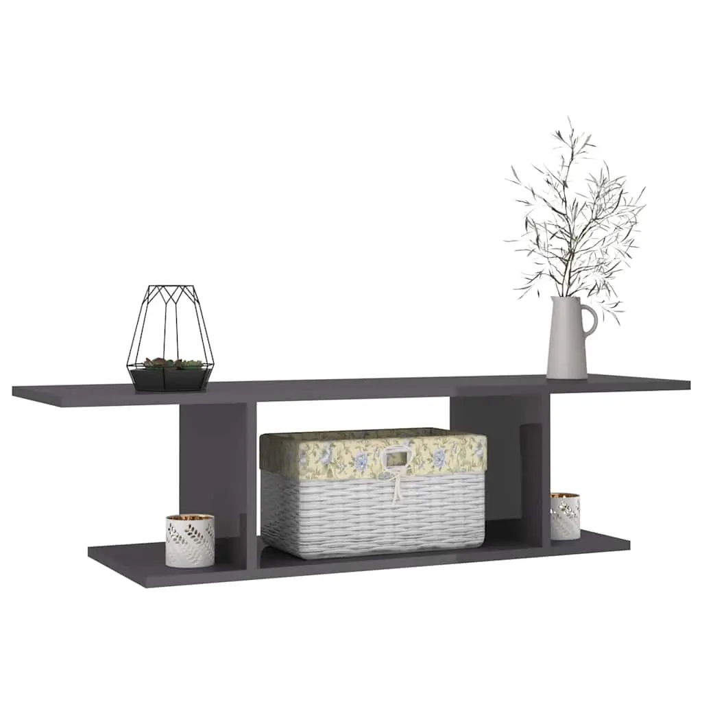 Wall Mounted TV Cabinet with High Gloss Finish