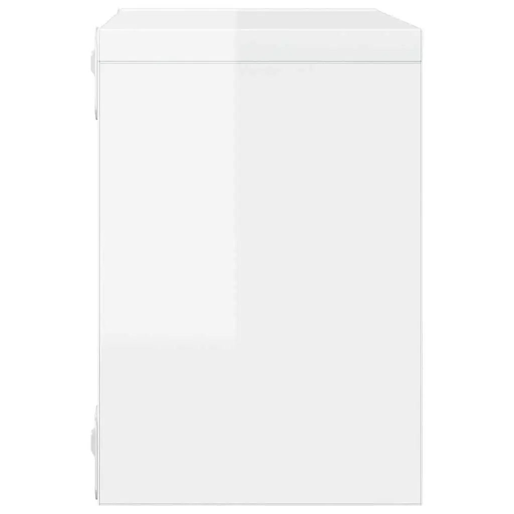 Wall Cube Shelves Set 6 pcs White Floating Storage Display Organiser Home Decor