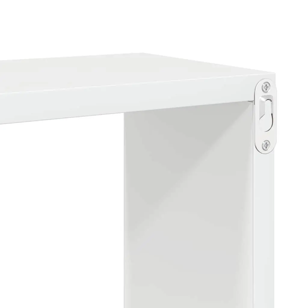Wall Cube Shelves Set 6 pcs White Floating Storage Display Organiser Home Decor