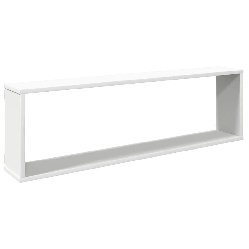Wall Cube Shelves Set 4 Piece Display Storage Floating Shelving White