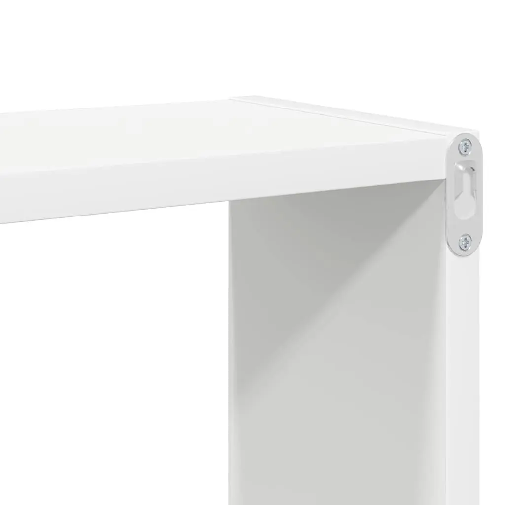 Wall Cube Shelves 6 Piece Set Storage Display Unit White Sonoma Oak