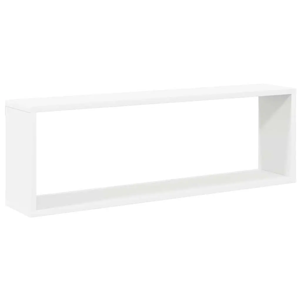 Wall Cube Shelves 6 Piece Set Storage Display Unit White Sonoma Oak