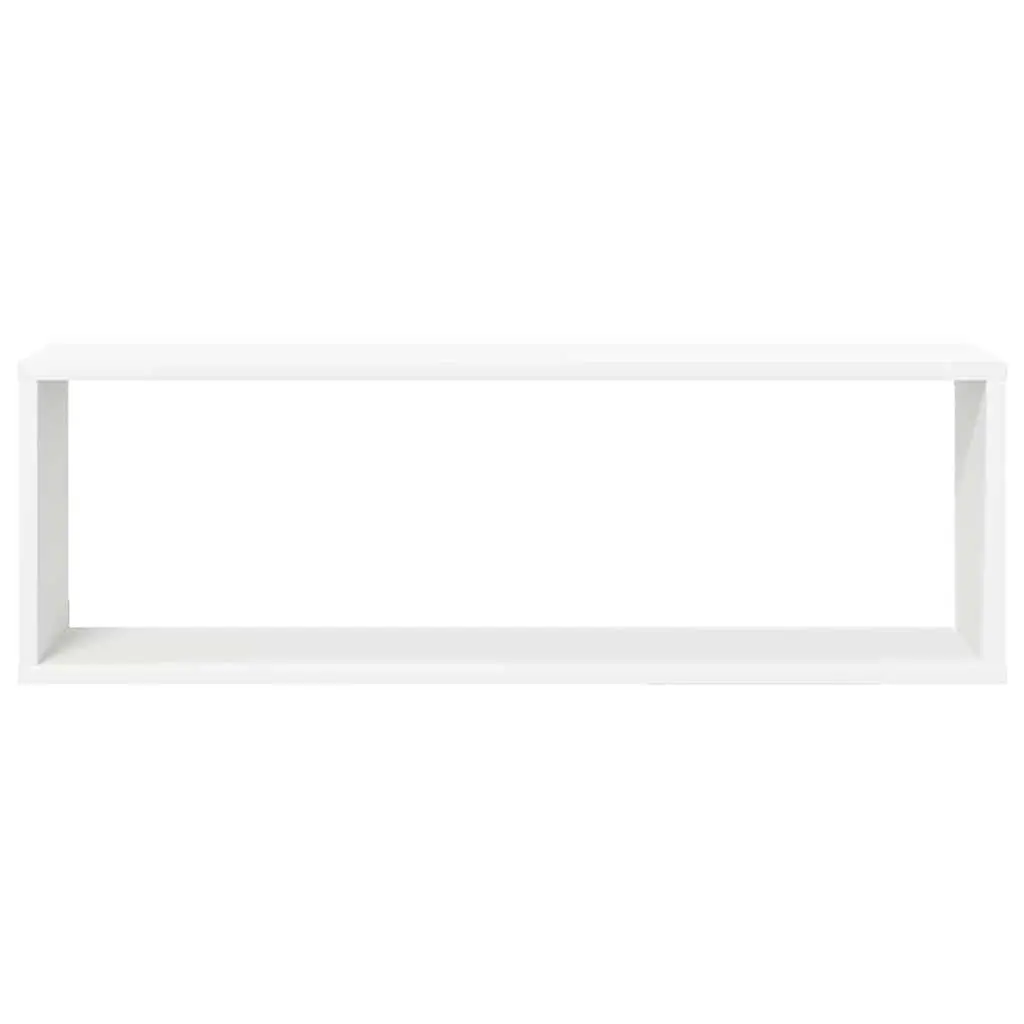 Wall Cube Shelves 6 Piece Set Storage Display Unit White Sonoma Oak