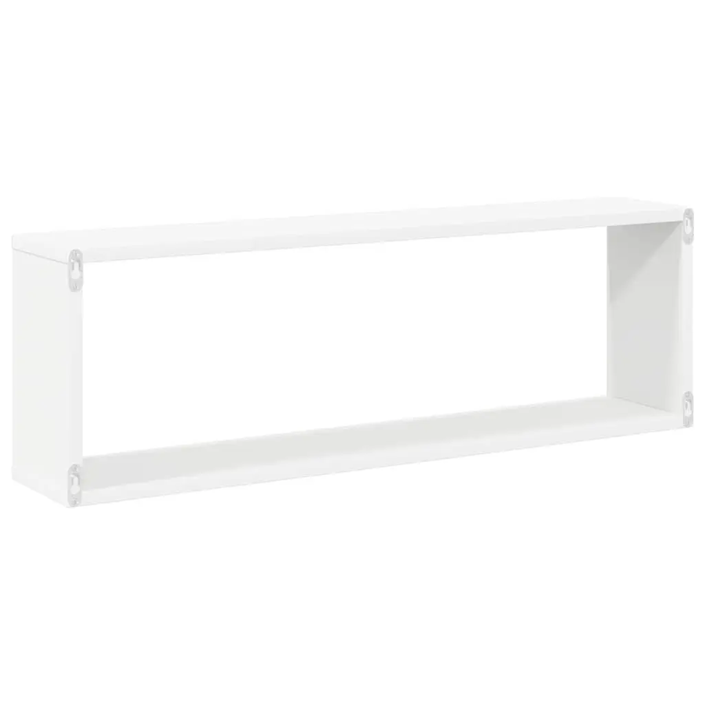 Wall Cube Shelves 6 Piece Set Storage Display Unit White Sonoma Oak