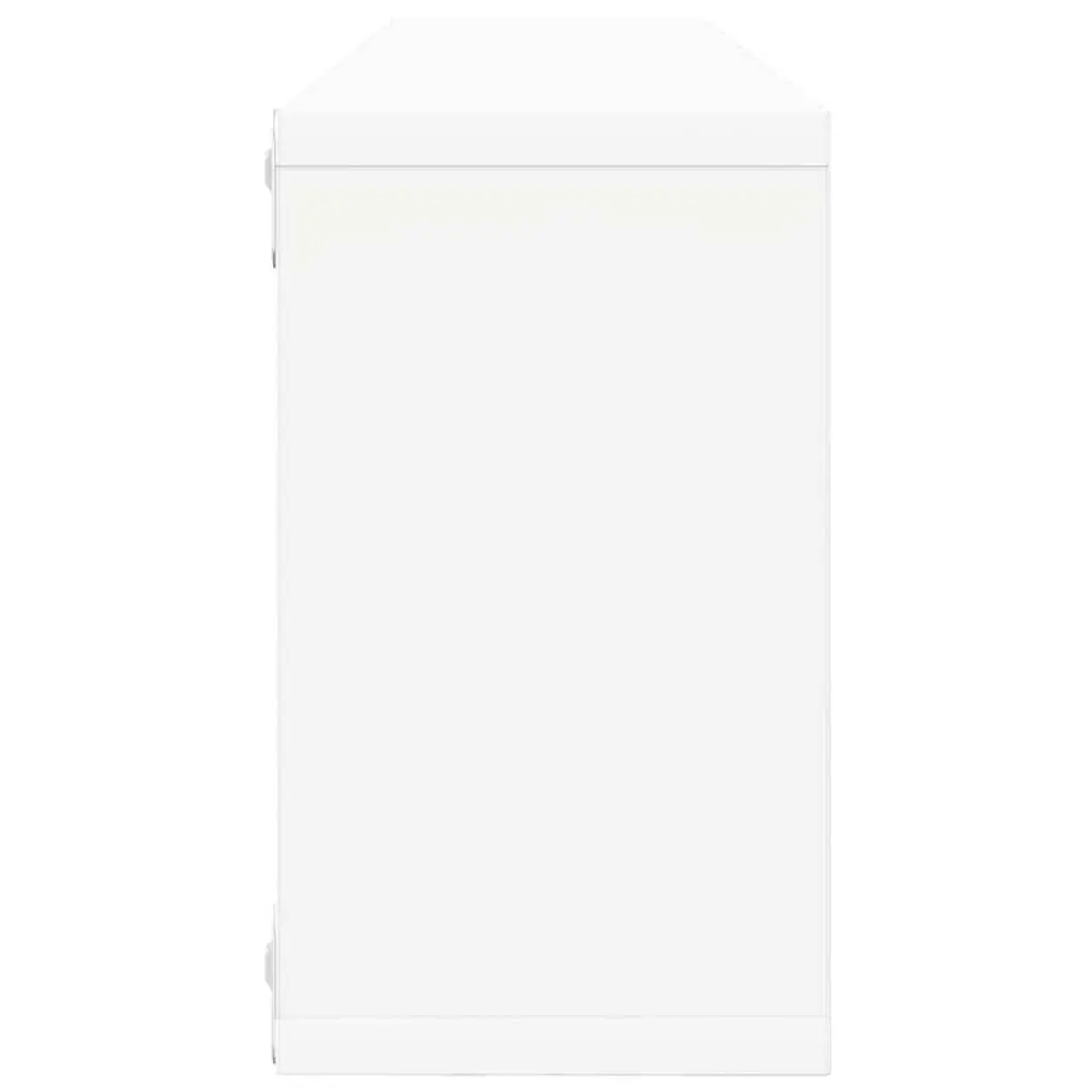 Wall Cube Shelves 6 Piece Set Storage Display Unit White Sonoma Oak