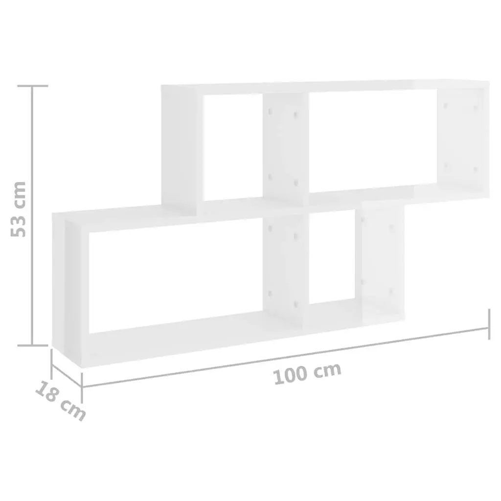 White Wall Shelf for Décor