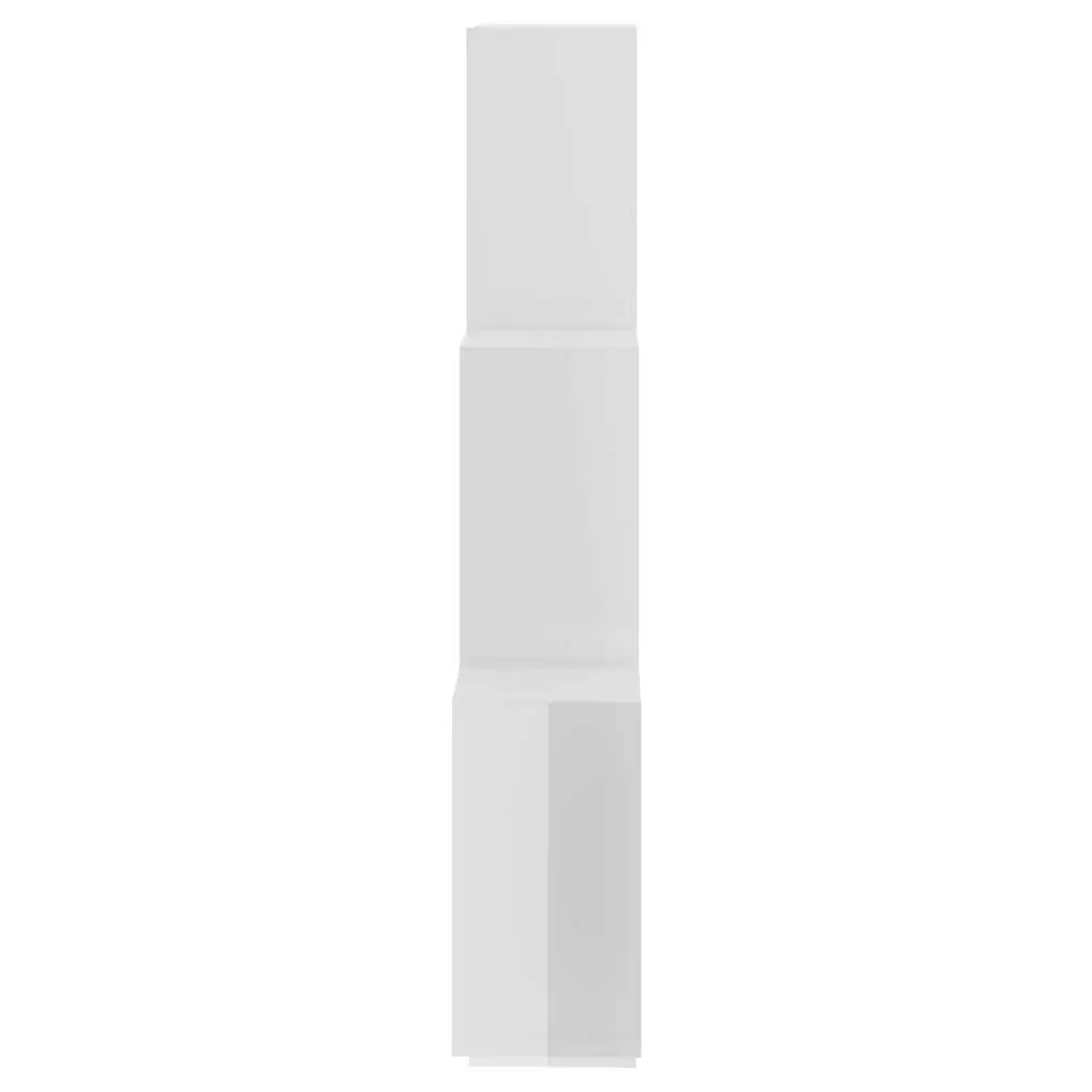 Wall Cube Shelf White Open Compartments Storage Display Shelving Unit