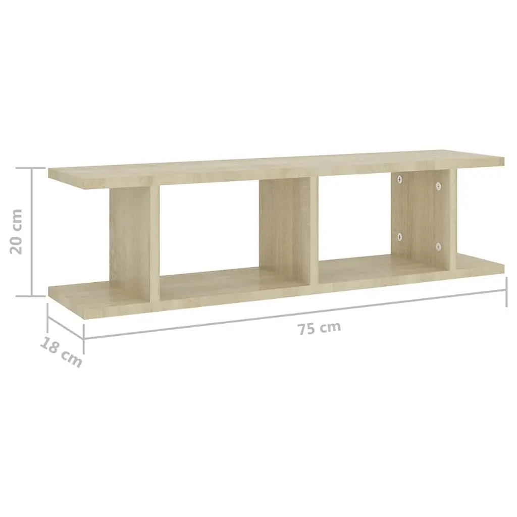 Brown Floating Shelves for Home Decor