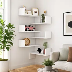 Reliable White Corner Shelves for Your Home
