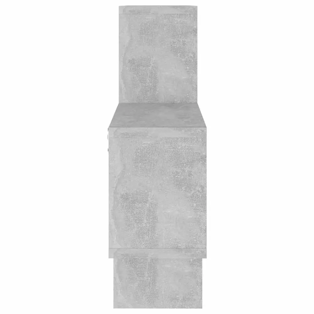 Car-Shaped Wall Shelf Storage Display Organiser Grey Engineered Wood 82L x 15W x 51H cm