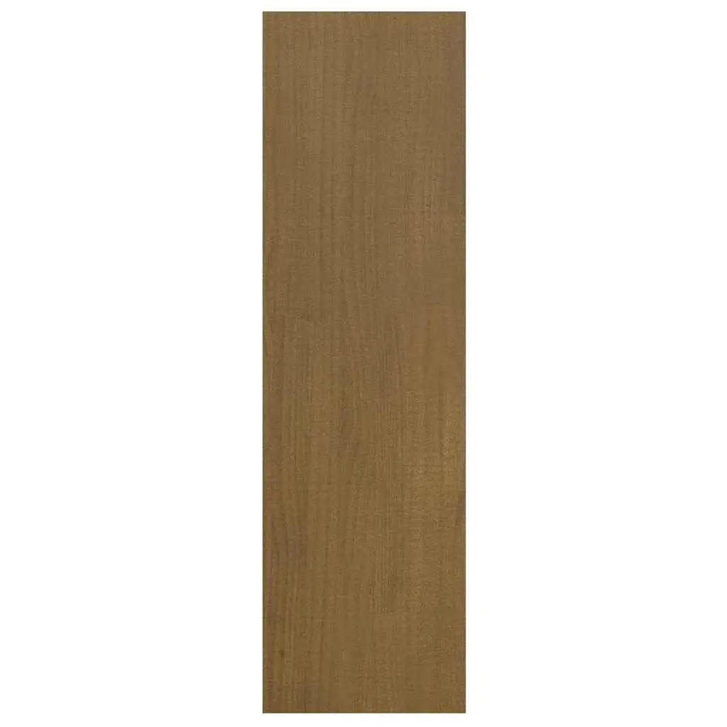 Book Cabinet Room Divider Shelving Unit Brown Pinewood 40x30x103.5cm Storage