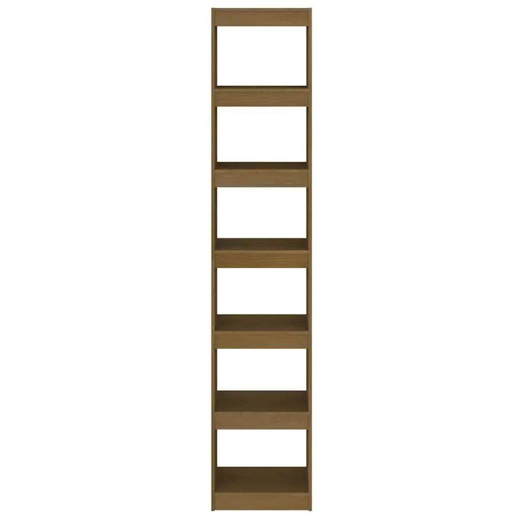 6-Compartment Solid Pinewood Book Shelf