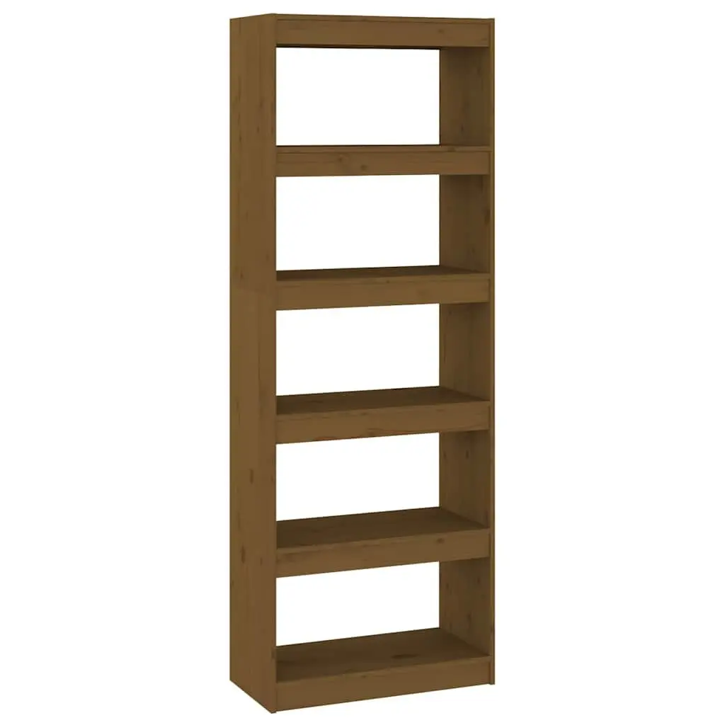 Pine Wood Book Cabinet and Room Divider