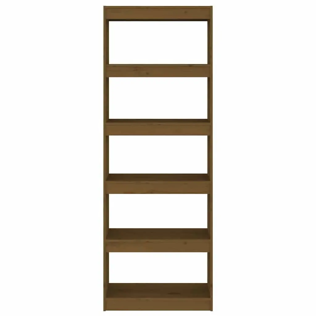 Pine Wood Book Cabinet and Room Divider