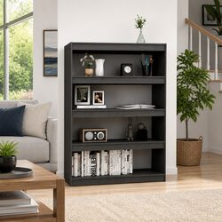 Book Cabinet Room Divider Grey 100x30x135.5 cm Solid Pinewood Standing Shelf