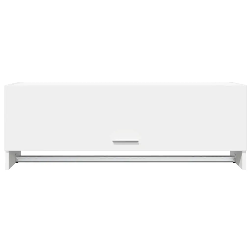 Wardrobe Cabinet Storage Organizer 100x32.5x35 cm White