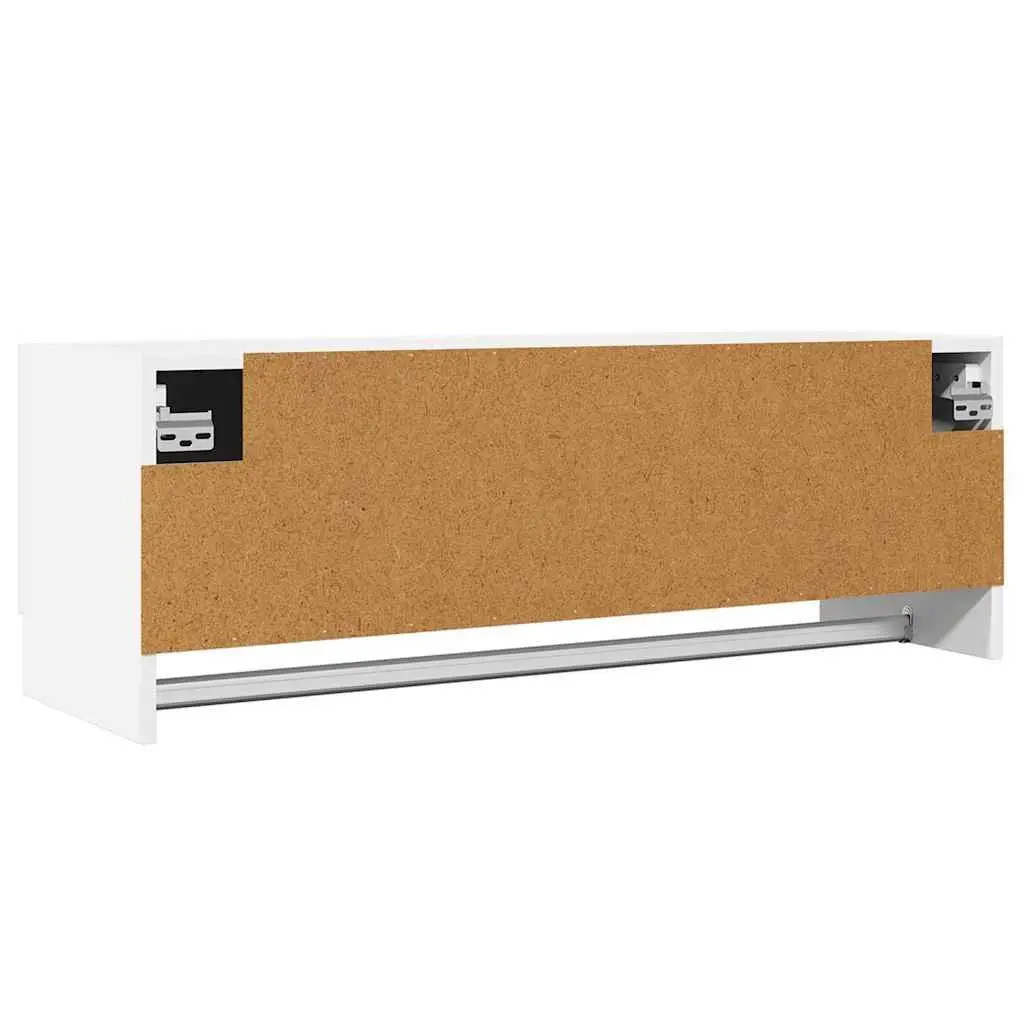 Wardrobe Cabinet Storage Organizer 100x32.5x35 cm White