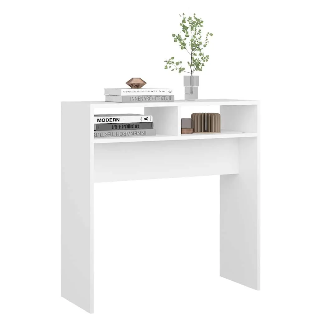 Console Table White Hallway Entrance Living Room Accent Side Display Furniture