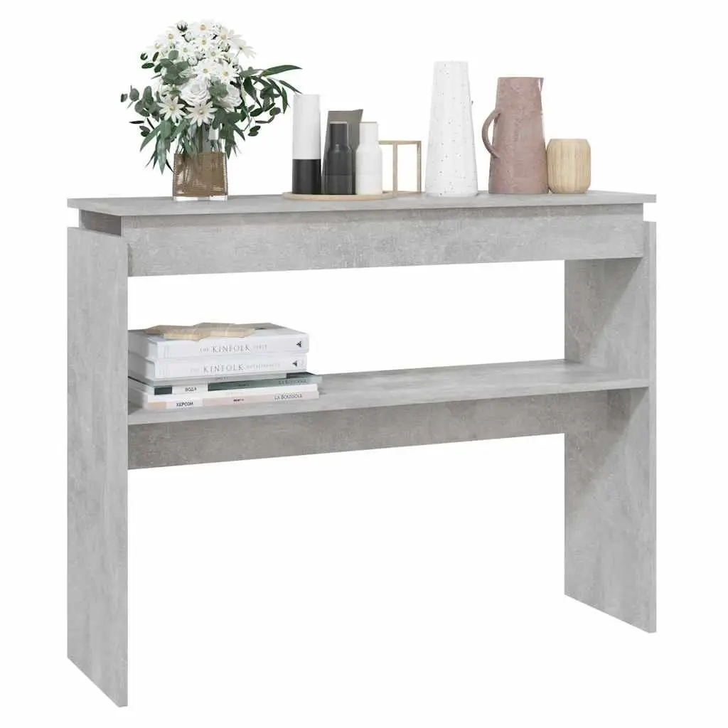 Console Table Hallway Entrance Display Side Table Grey 102x30x80cm