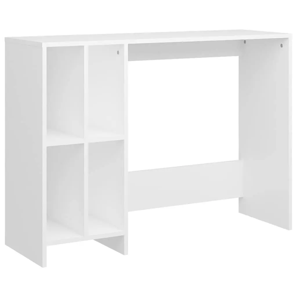 Notebook Desk White Compact Office Workstation Study Furniture