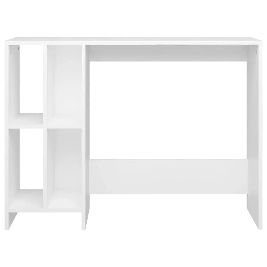 Notebook Desk White Compact Office Workstation Study Furniture