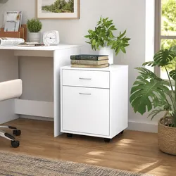 Reliable White Rolling Storage Cabinet for Every Need