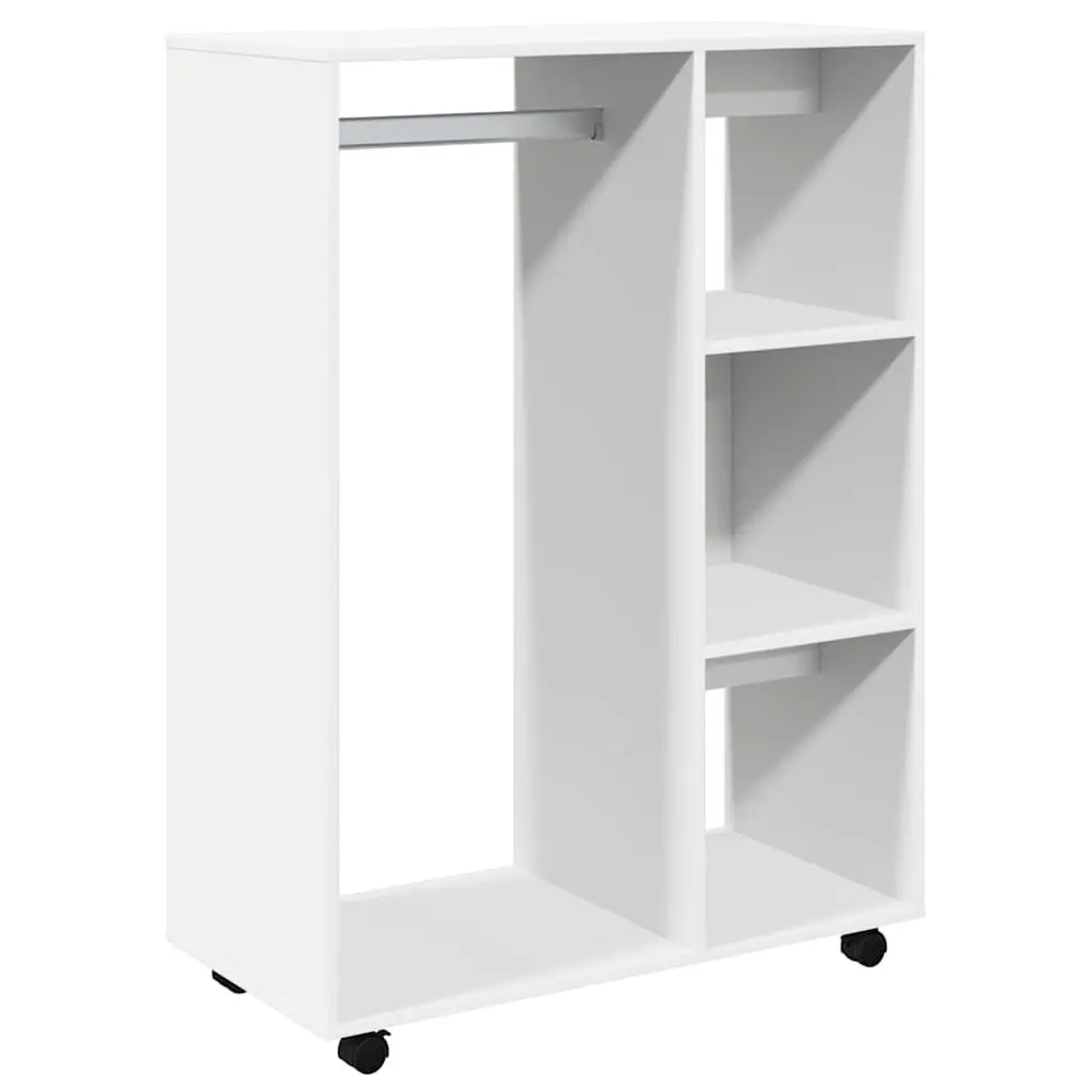 White Wardrobe Cabinet Storage Cupboard Bedroom Furniture 80W x 40D x 110H cm