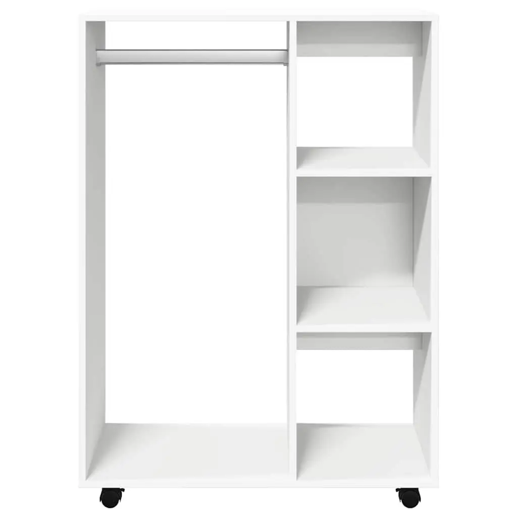White Wardrobe Cabinet Storage Cupboard Bedroom Furniture 80W x 40D x 110H cm