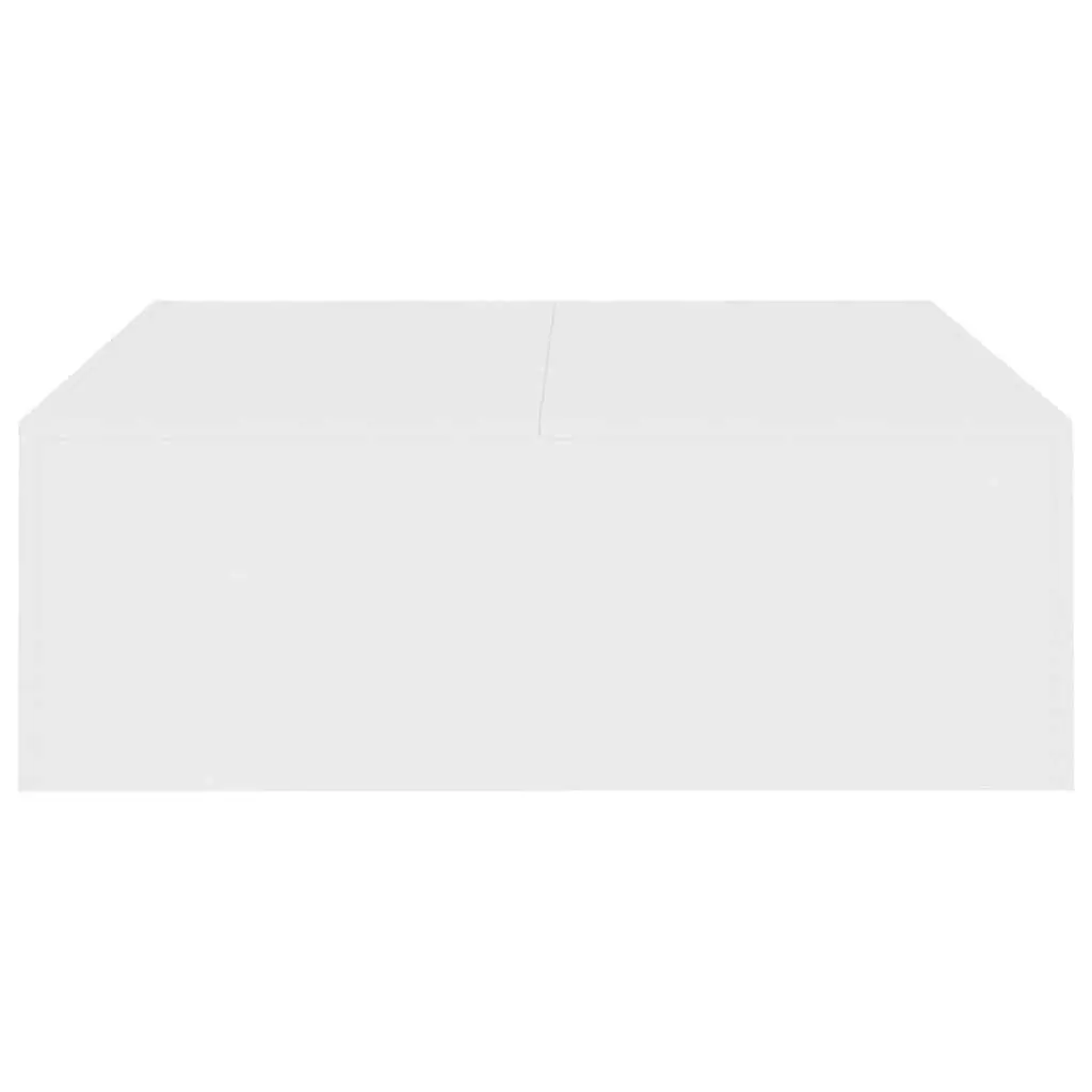 Coffee Table Modern Accent Furniture Living Room 100 x 100 x 35 cm White