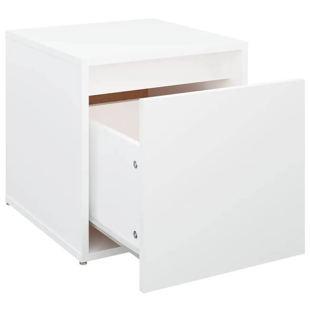 White Storage Chest Box with Spacious Drawer
