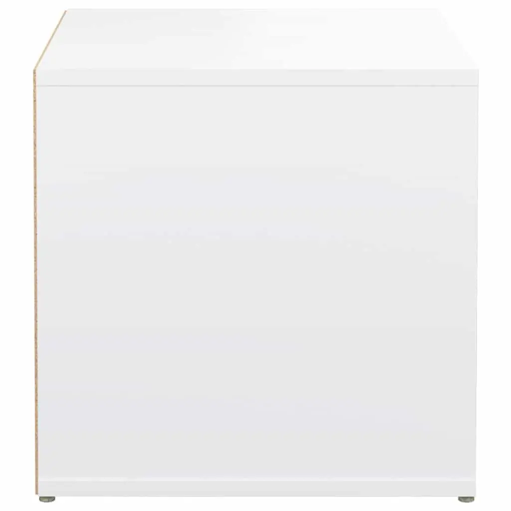 White Storage Chest Box with Spacious Drawer