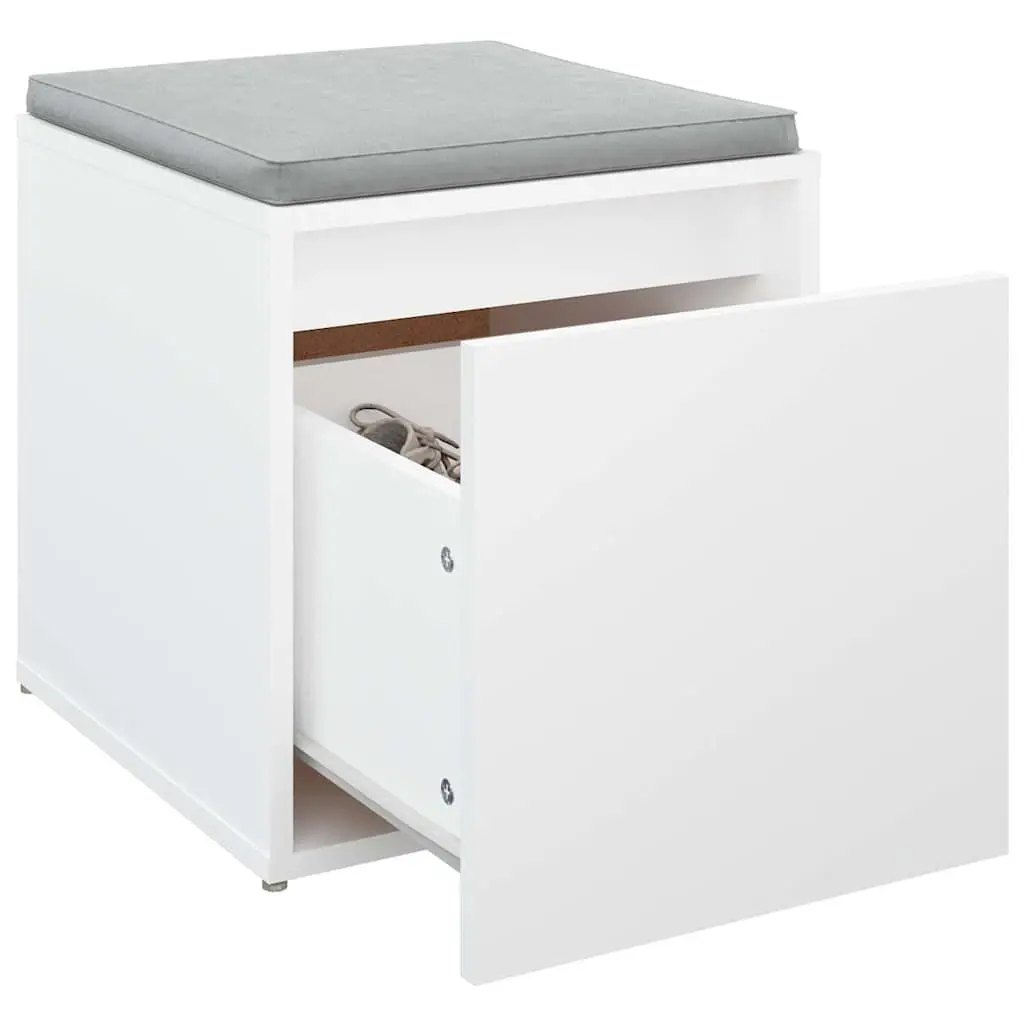 White Storage Chest Box with Spacious Drawer