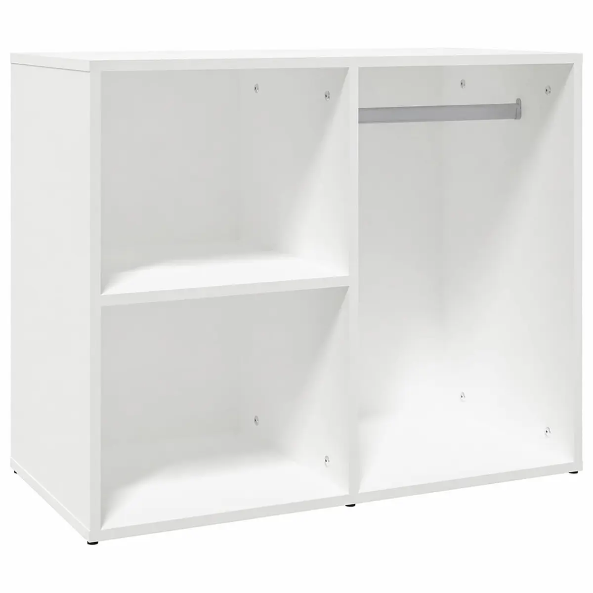 Dressing Cabinet Makeup Organizer Engineered Wood 80x40x65cm White