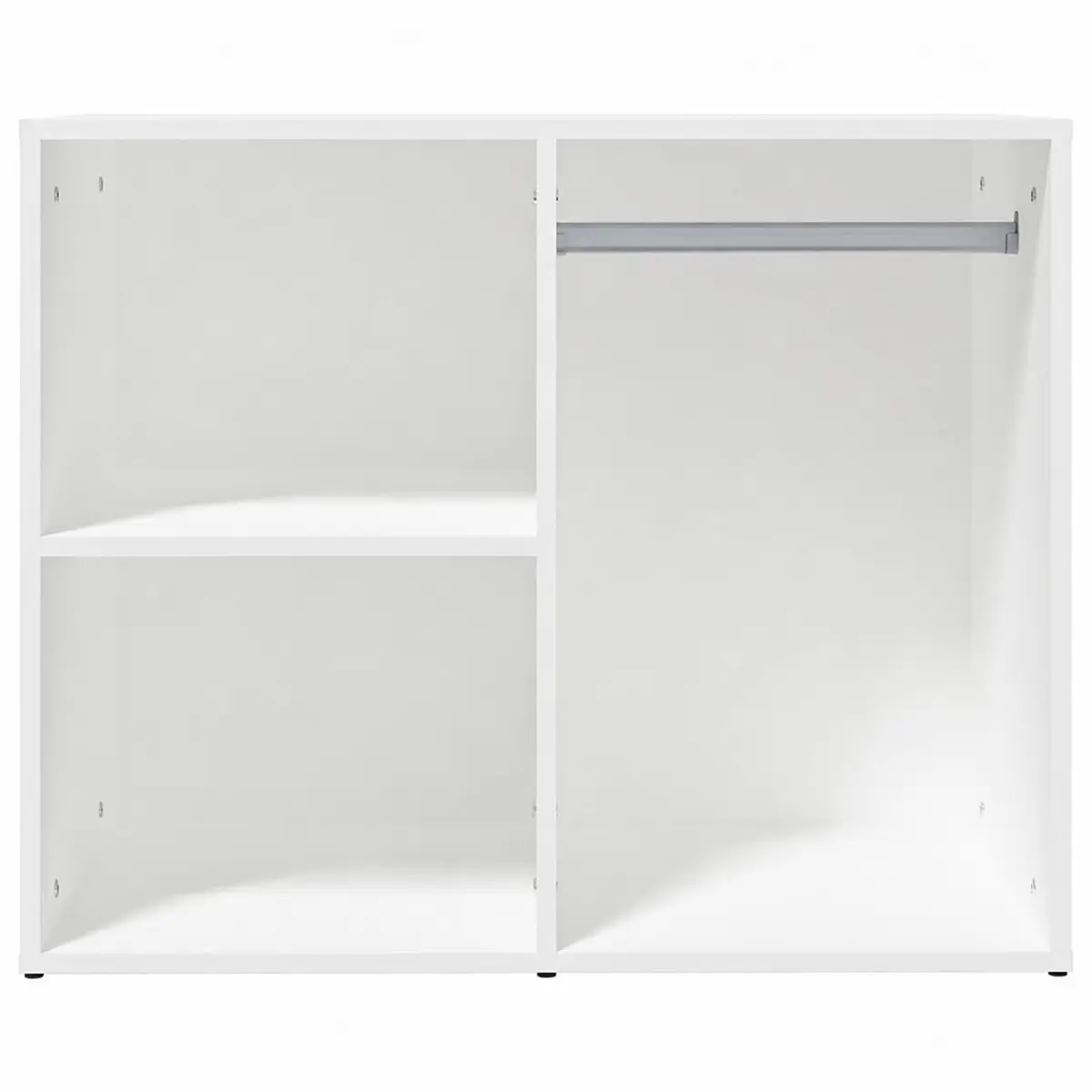 Dressing Cabinet Makeup Organizer Engineered Wood 80x40x65cm White