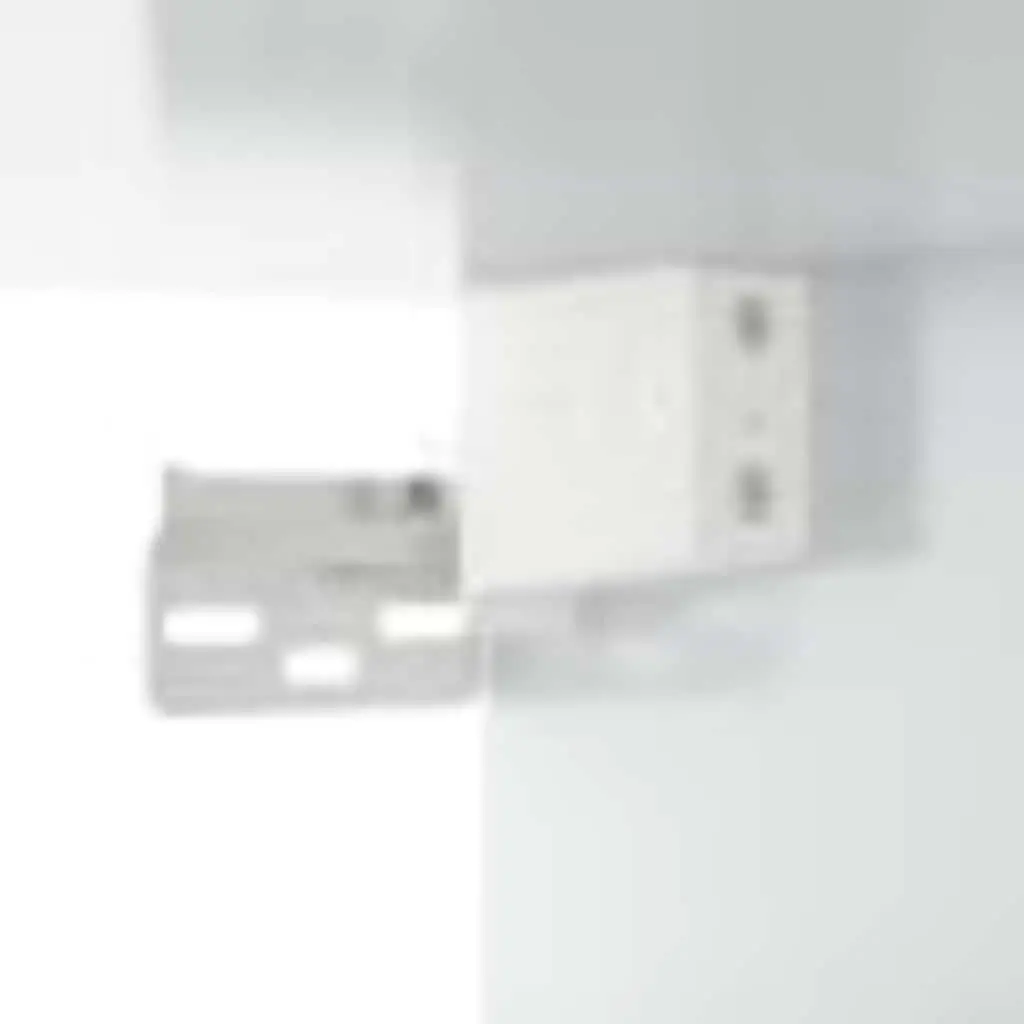 Mirror Cabinet with LED Lights Wall-Mounted Bathroom Storage Grey 76x15x55cm