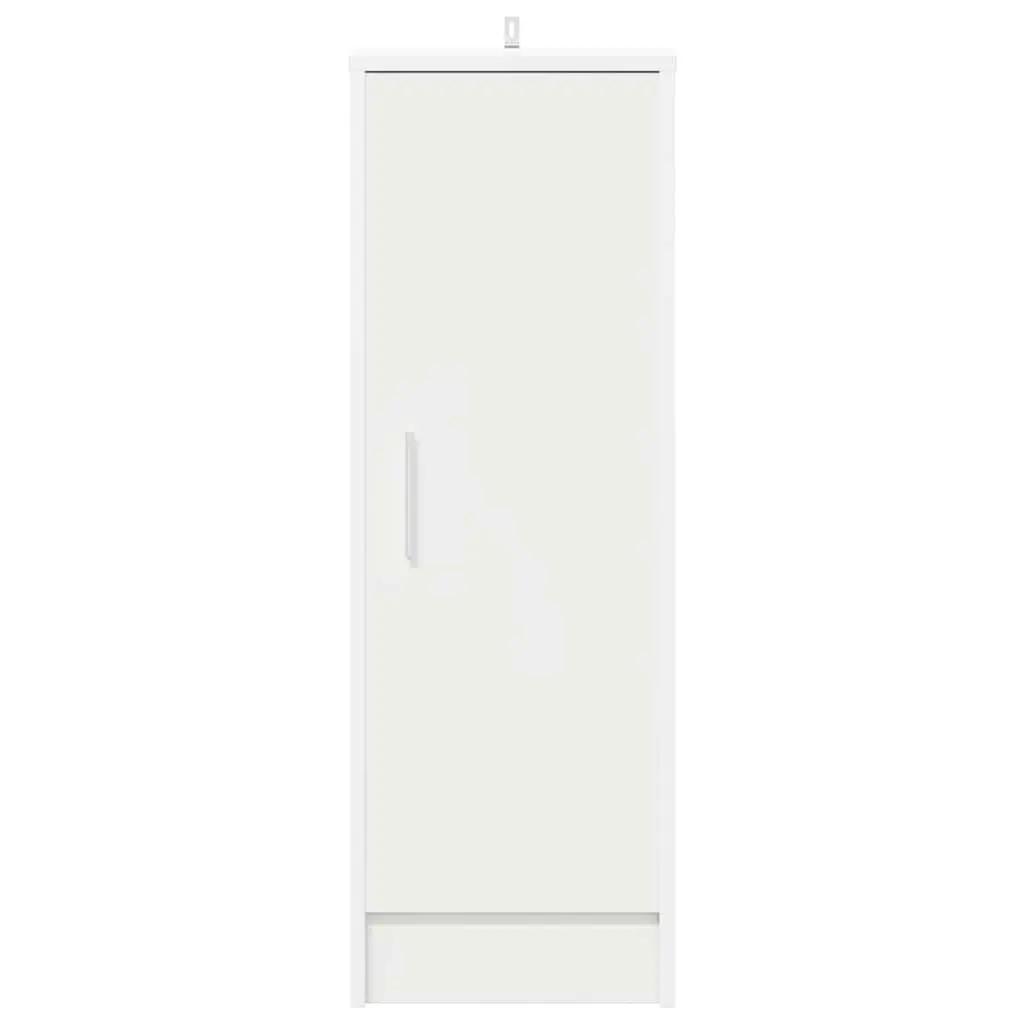 Shoe Cabinet White Storage Organiser 6 Shelves Tall Wardrobe Rack Unit