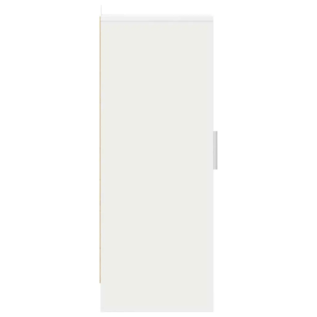Shoe Cabinet White Storage Organiser 6 Shelves Tall Wardrobe Rack Unit