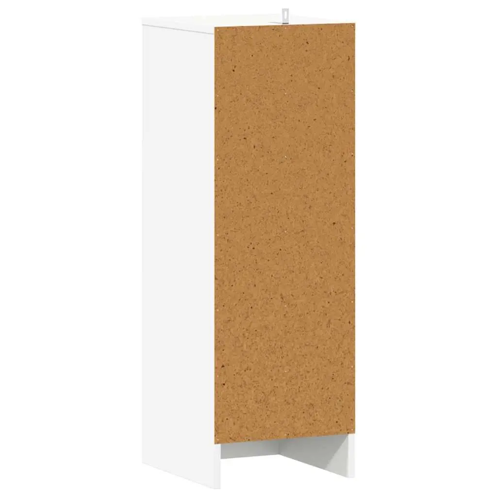 Shoe Cabinet White Storage Organiser 6 Shelves Tall Wardrobe Rack Unit