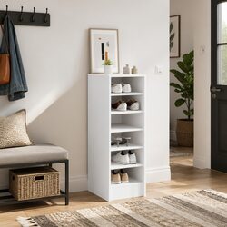 Affordable White Shoe Cabinet for Everyday Use