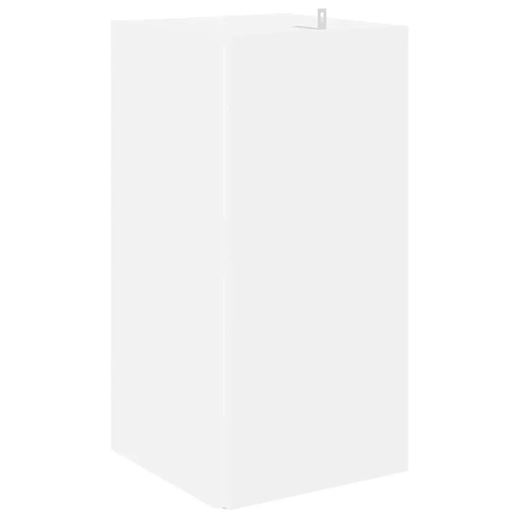 Corner Storage Cabinet White Engineered Wood Shelf Unit 33 x 33 x 67 cm