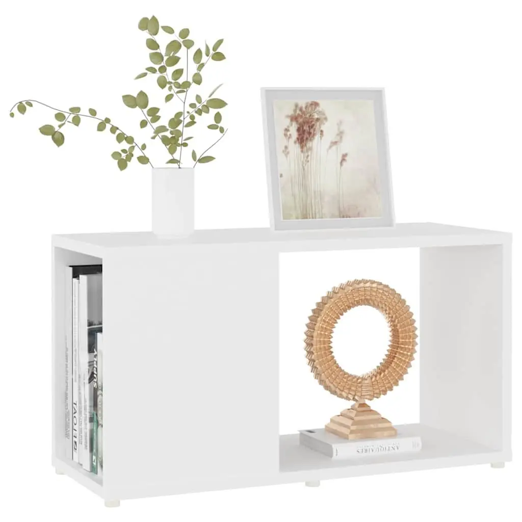 White TV Cabinet with Storage and Style
